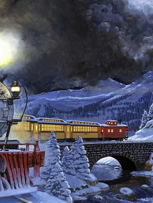 Christmas Train Wallpaper
