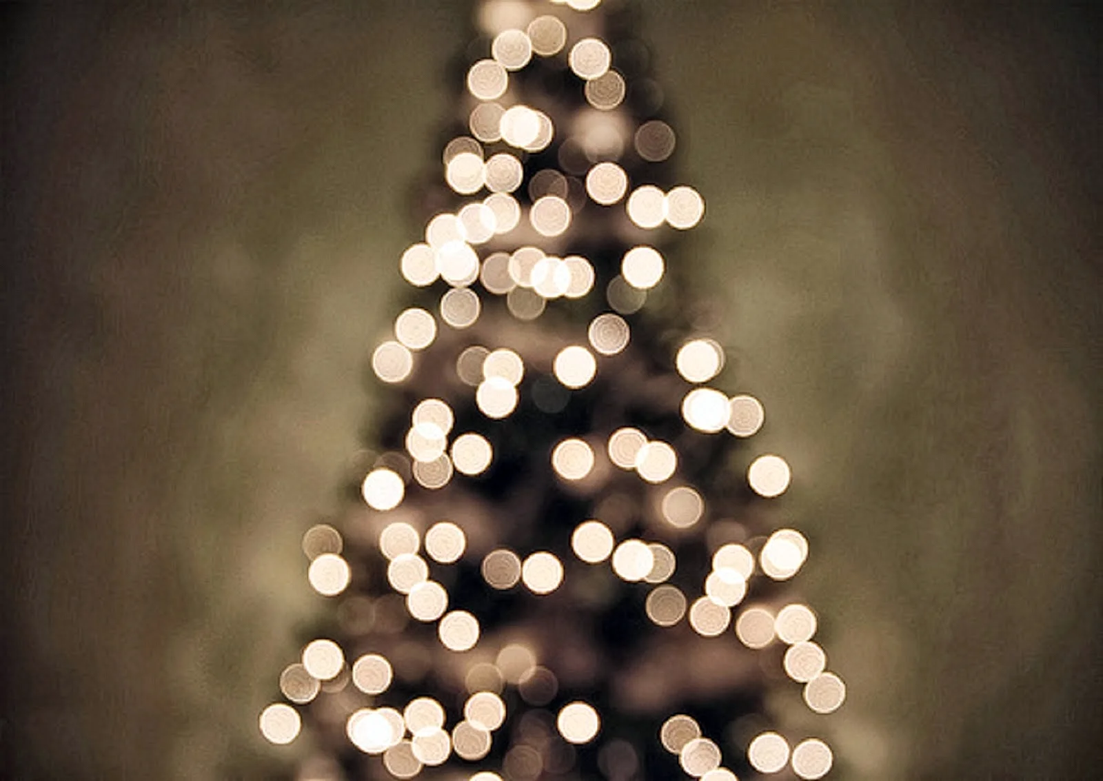 Christmas Tree Bokeh Wallpaper