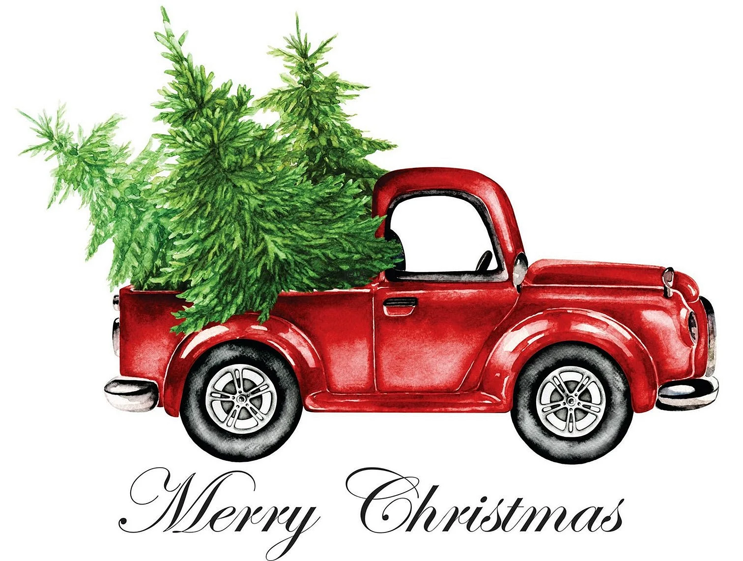 Christmas Truck Wallpaper