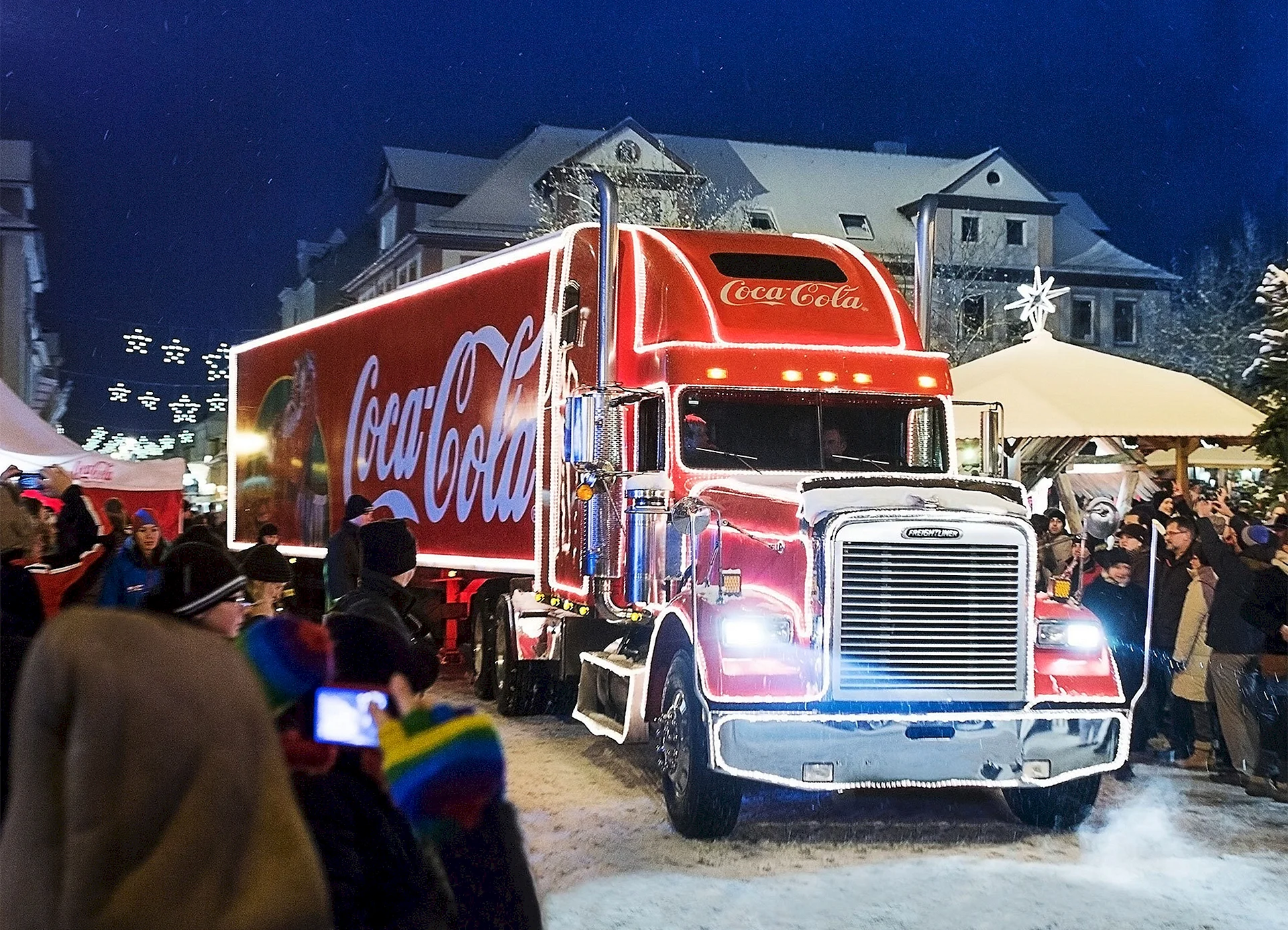 Christmas Truck Wallpaper