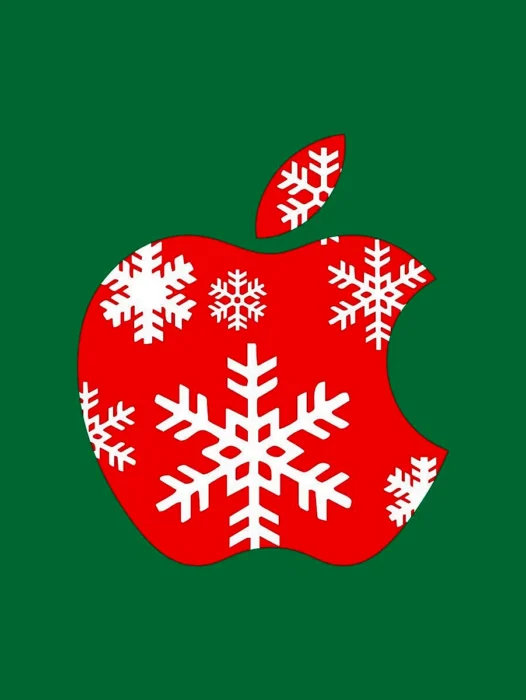 Christmas Apple Wallpaper