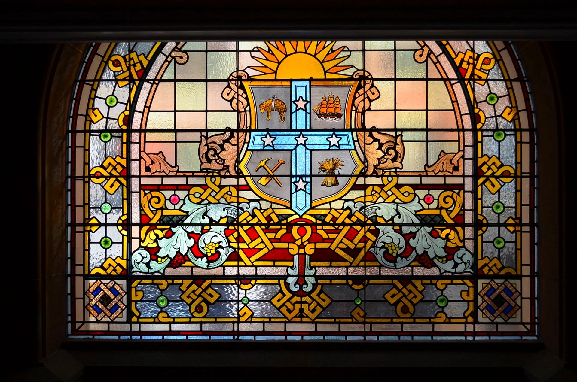 Church Stained Glass Windows. Wallpaper