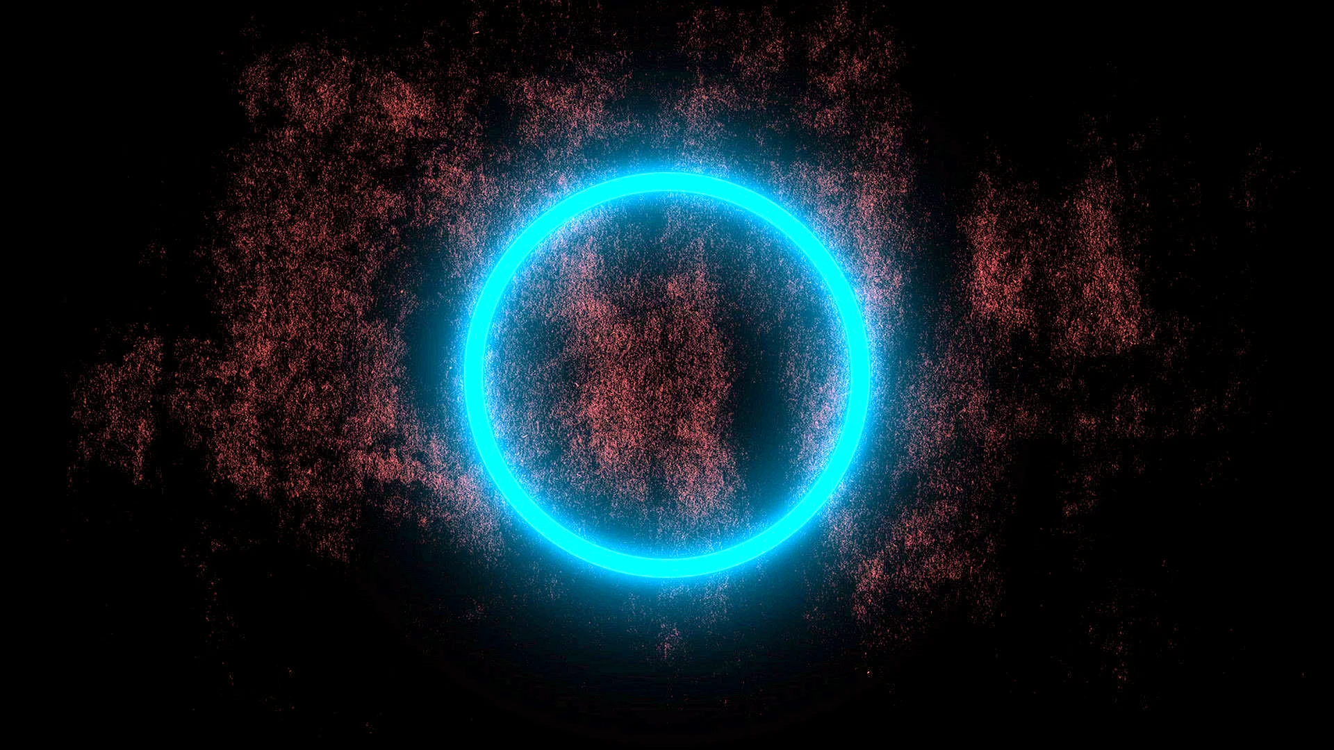 Circle Outline For Logo Neon Wallpaper
