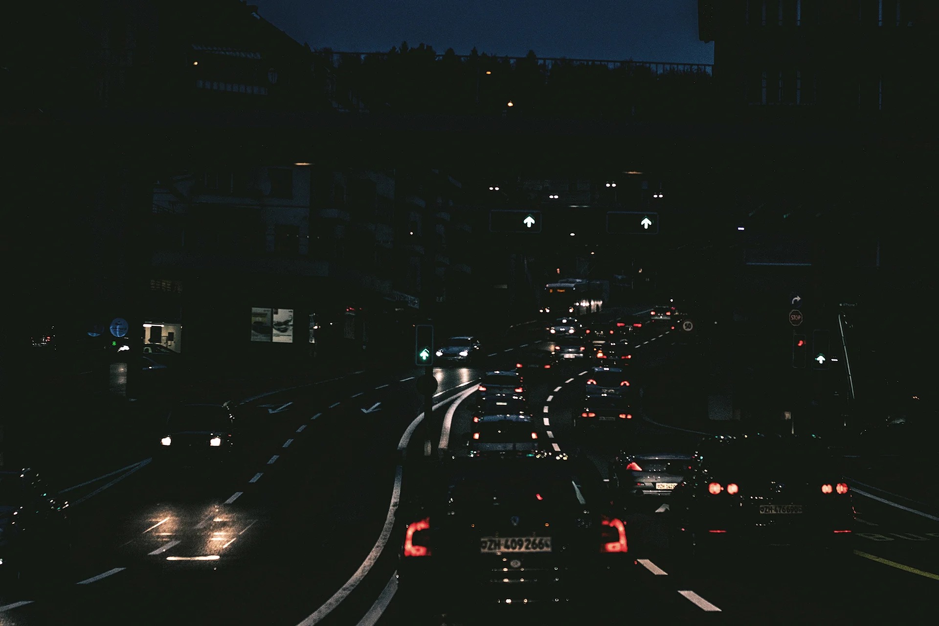 City Night Drive Wallpaper