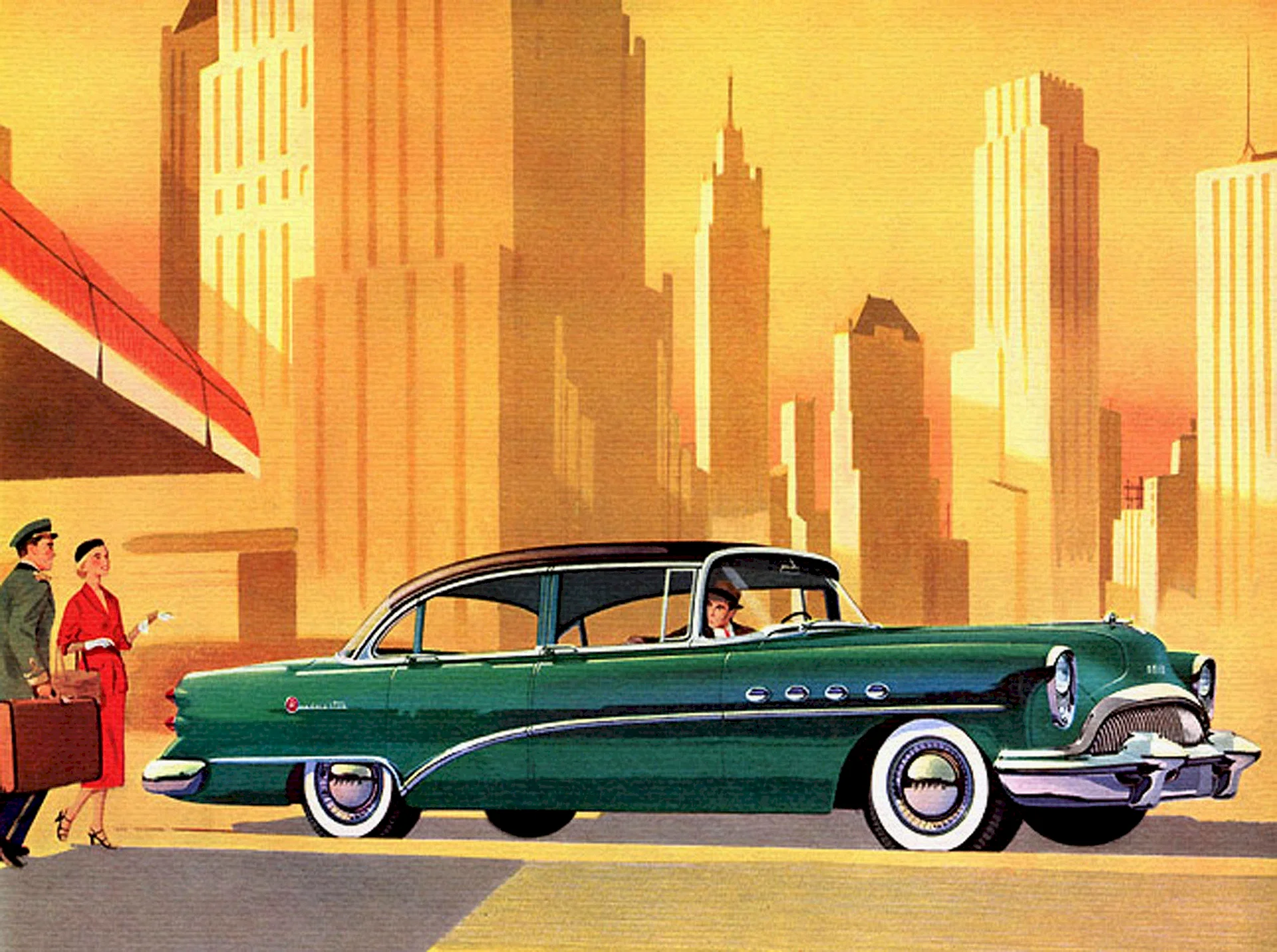 Рисунки 50 х. Buick Roadmaster 1950 рисунок. Бьюик Винтаж 70-е. Бьюик Калифорния 60-е. Америка Бьюик Винтаж.