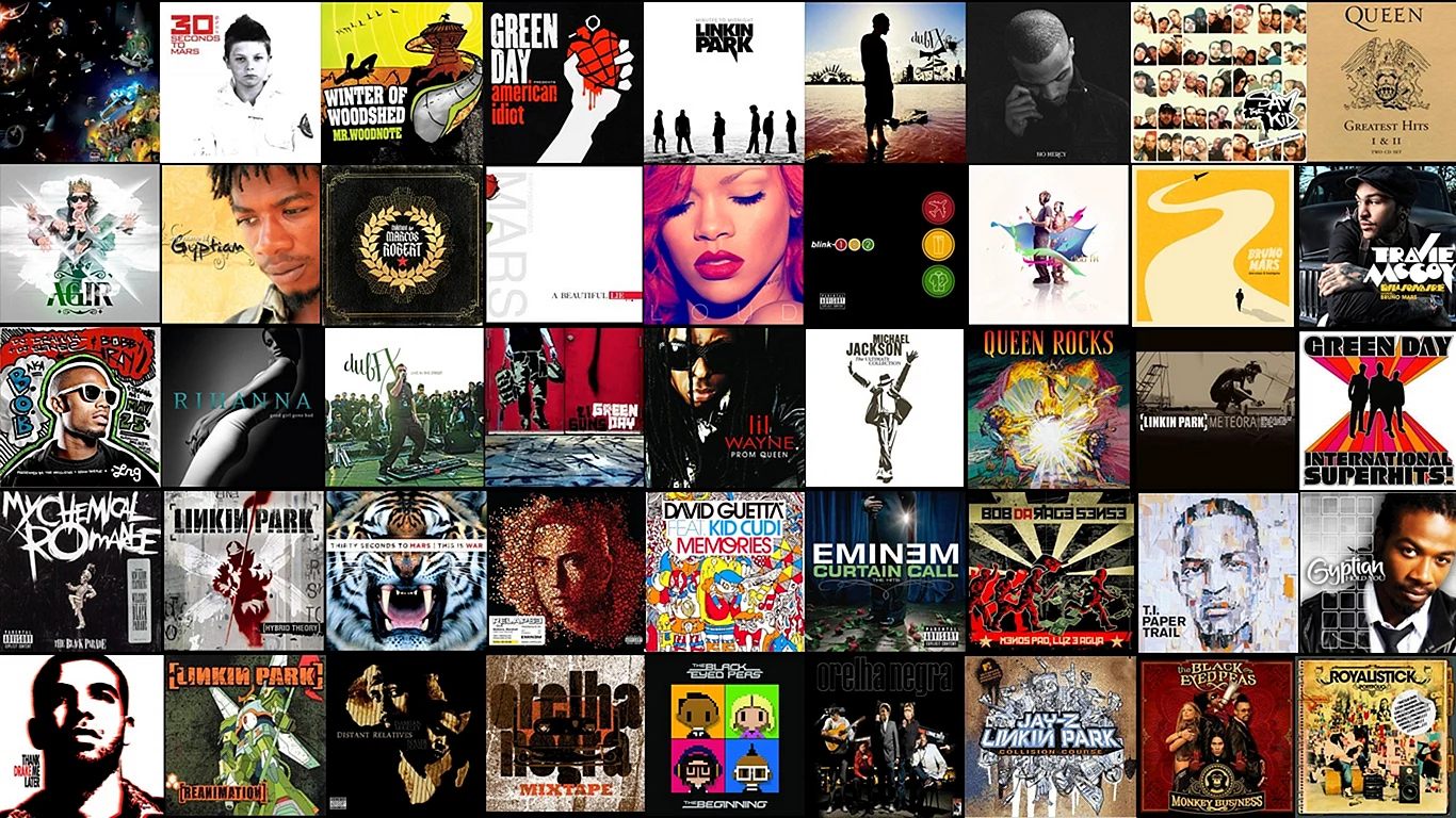 Classic Rock Album Covers Wallpaper
