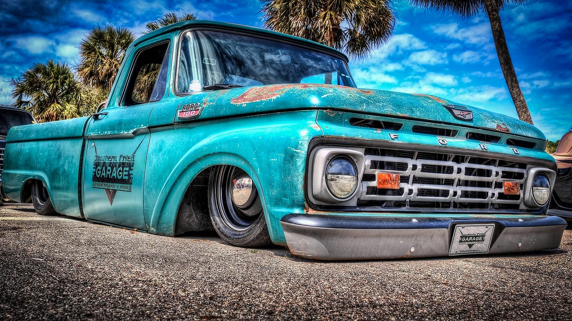 Classic Vintage Ford Pickup Wallpaper