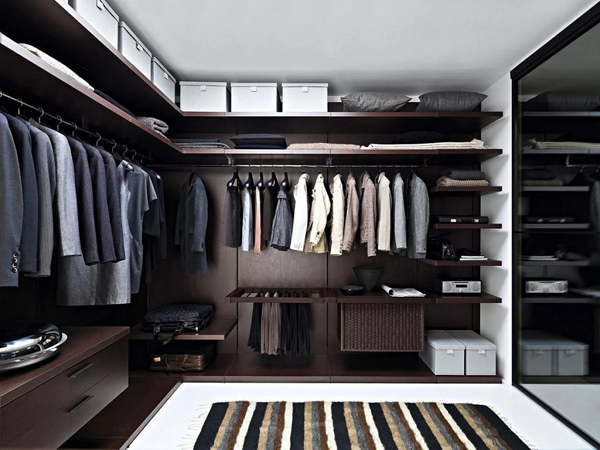 Closet Wardrobe For Men Wallpaper