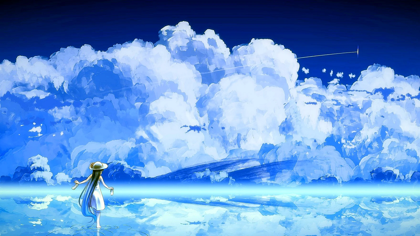 Cloud Anime Wallpaper