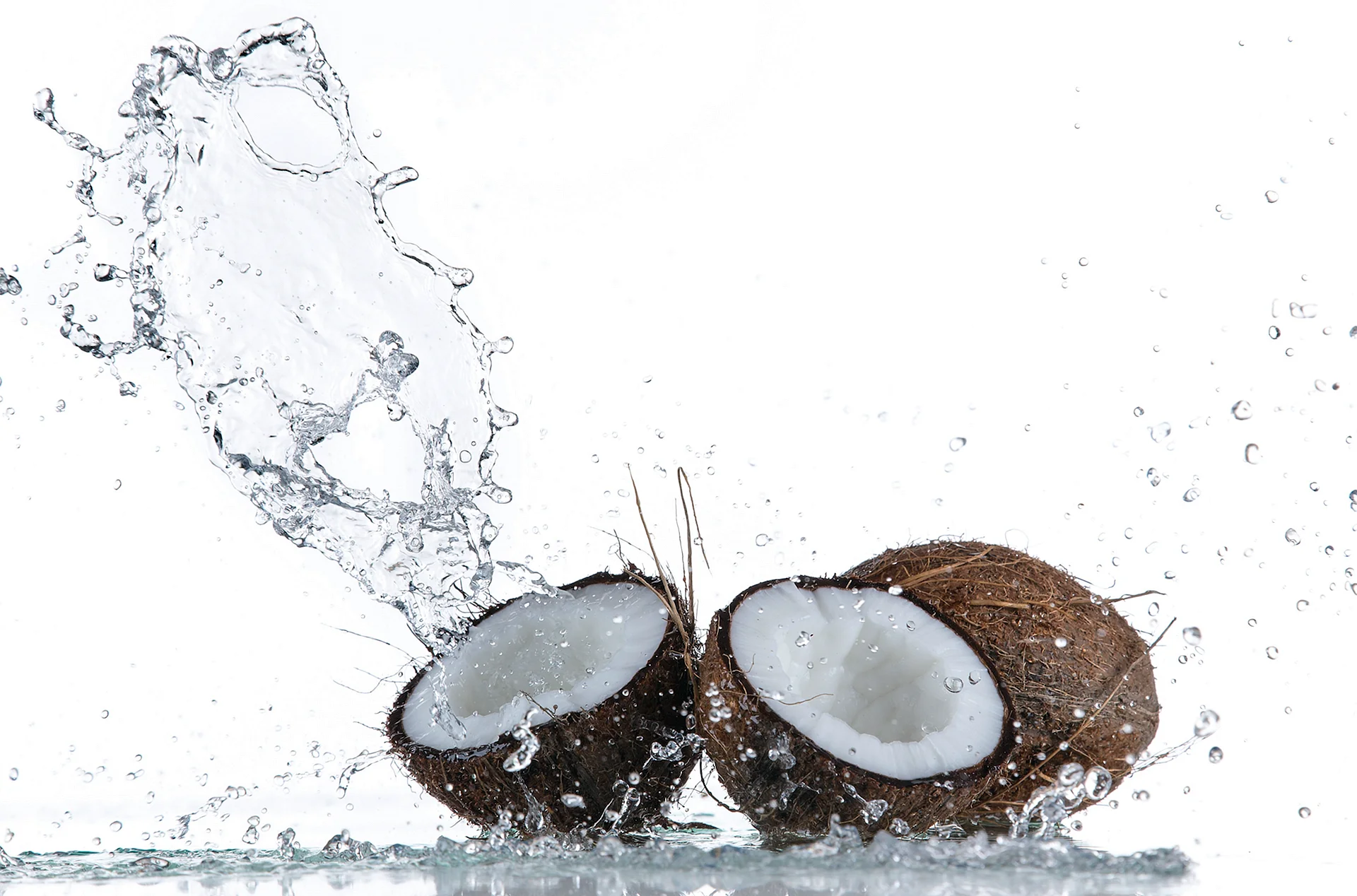 Coconut Milk Splash Wallpaper