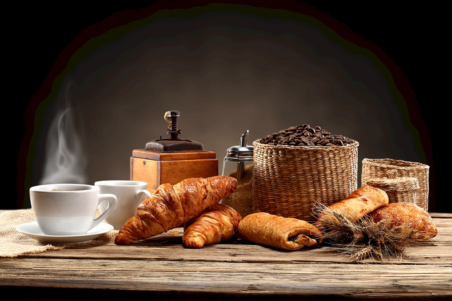 Coffee And Bakery Wallpaper