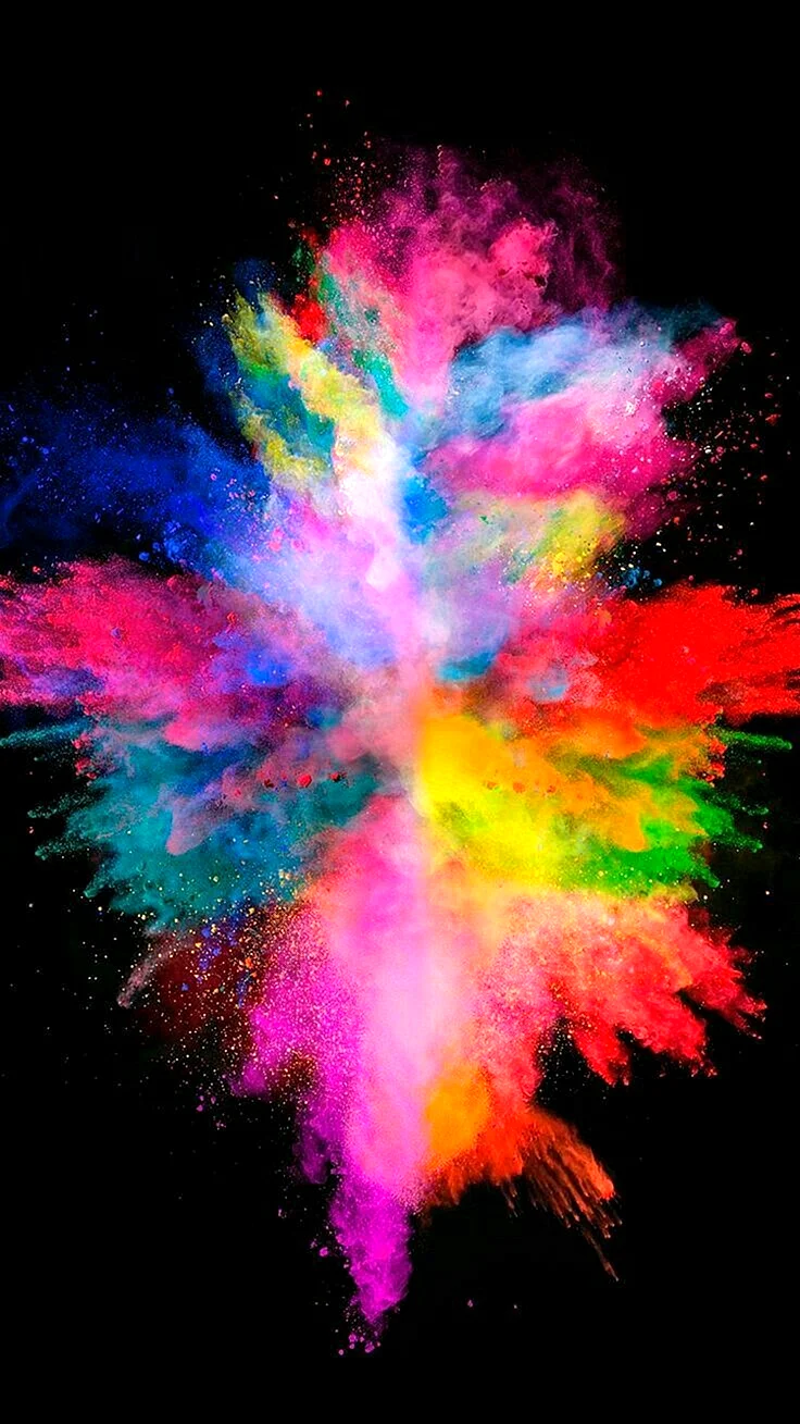 Color Explosion Wallpaper For iPhone