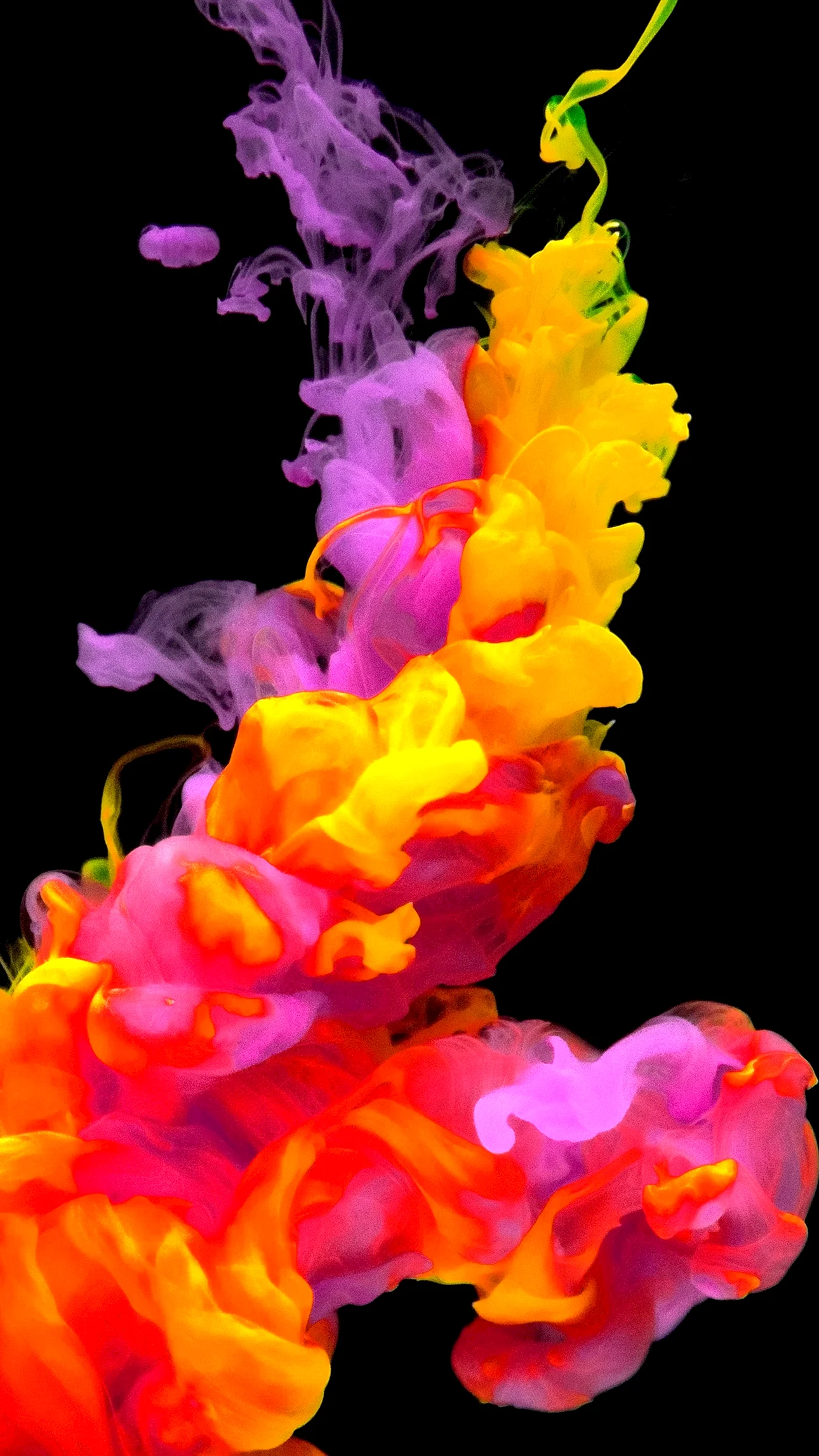 Color Smoke Wallpaper For iPhone