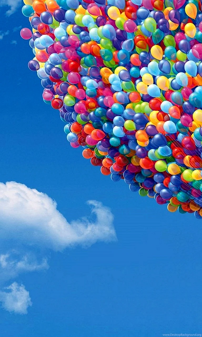 Colorful Balloons Wallpaper For iPhone