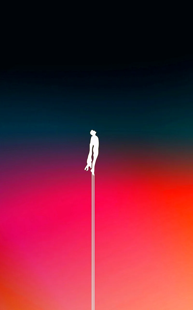 Colorful Minimalism Wallpaper For iPhone