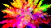 Colorful Powder Explosion Wallpaper