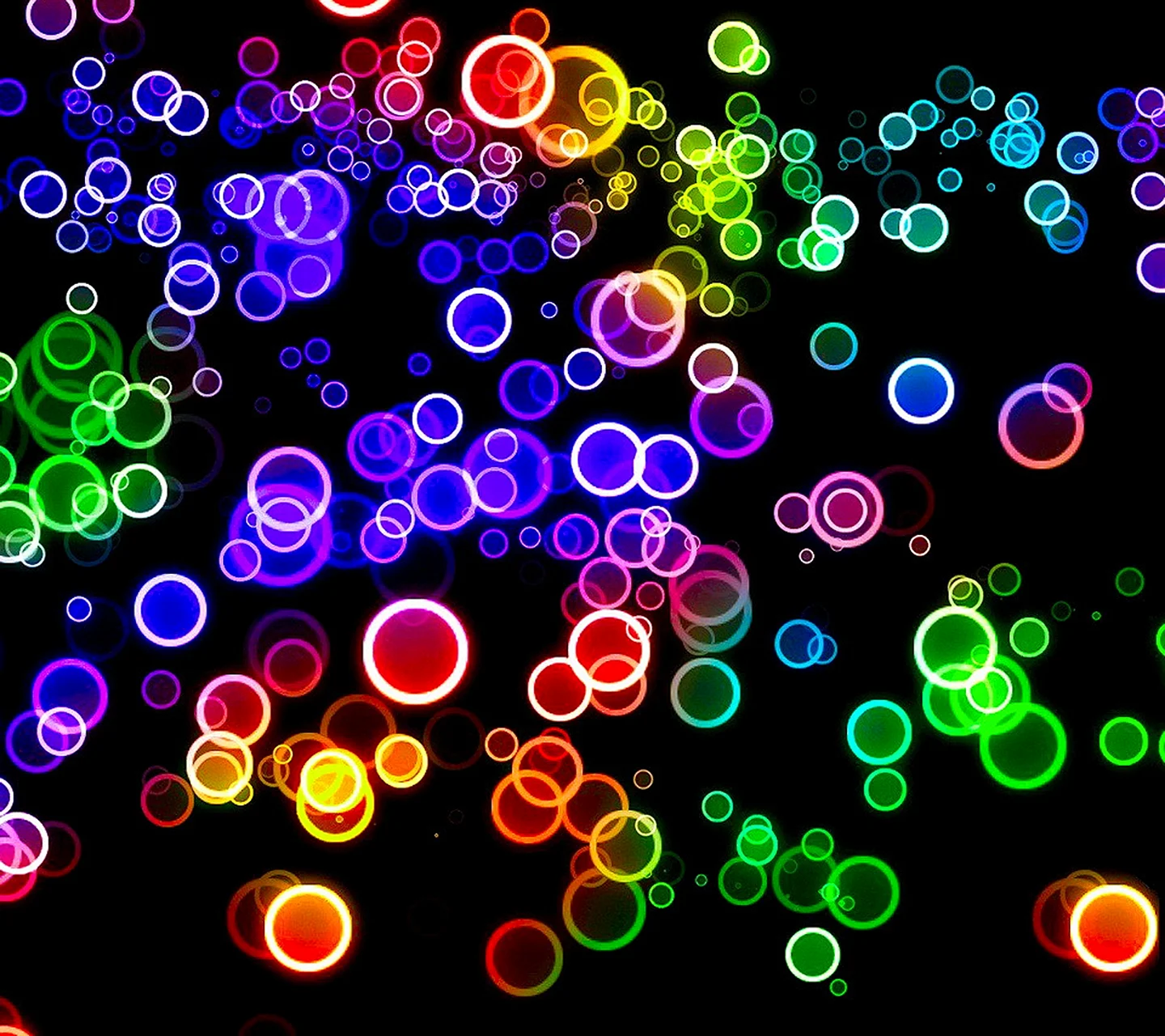 Colorful Bubbles Wallpaper