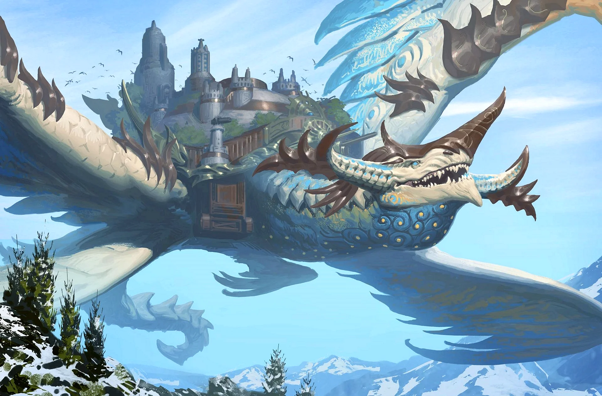 Colossal Dragon Wallpaper