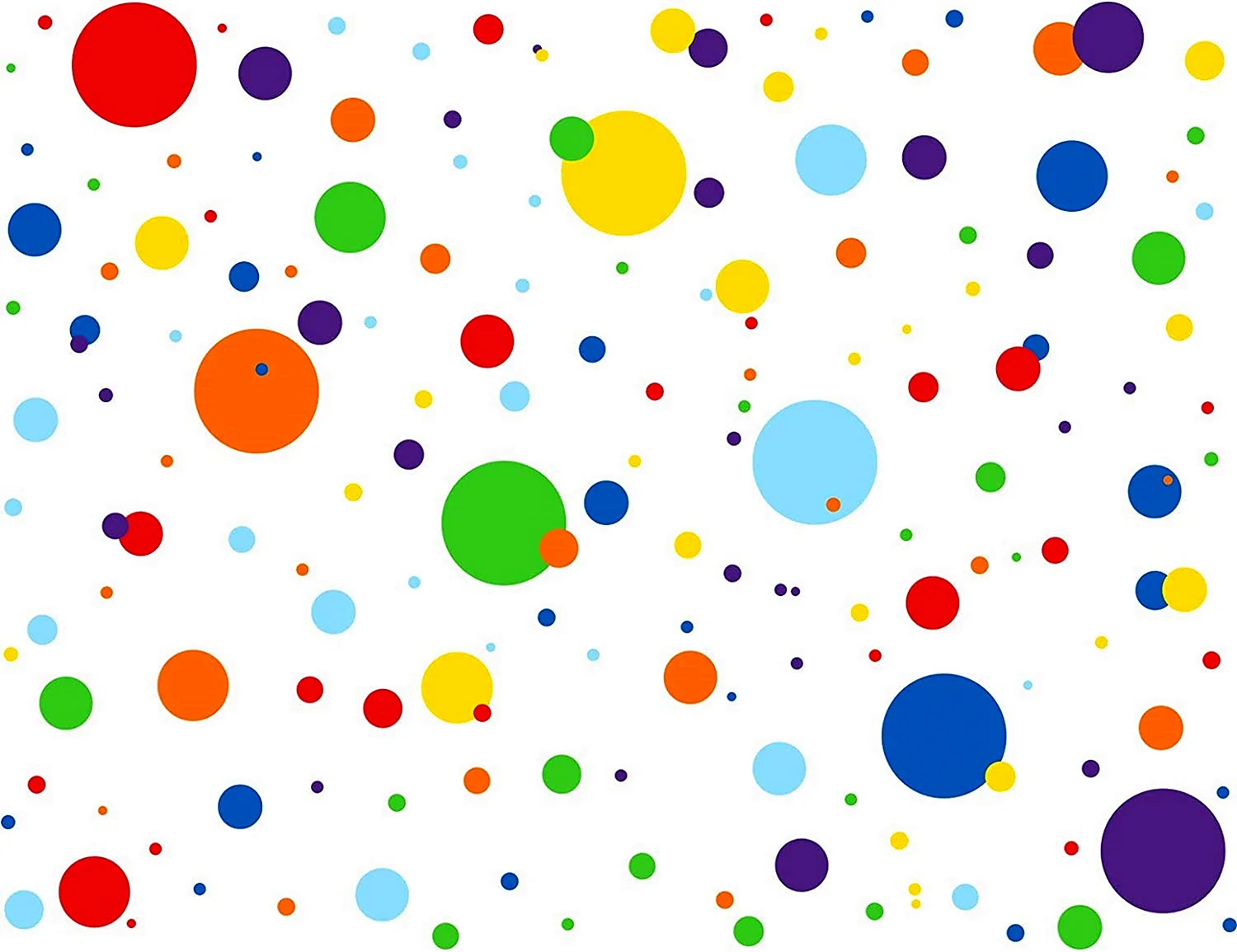 Colourful Dots Pattern Wallpaper