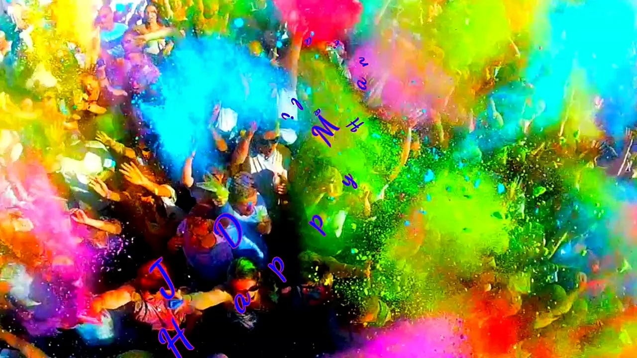 Colourful Holi Wallpaper