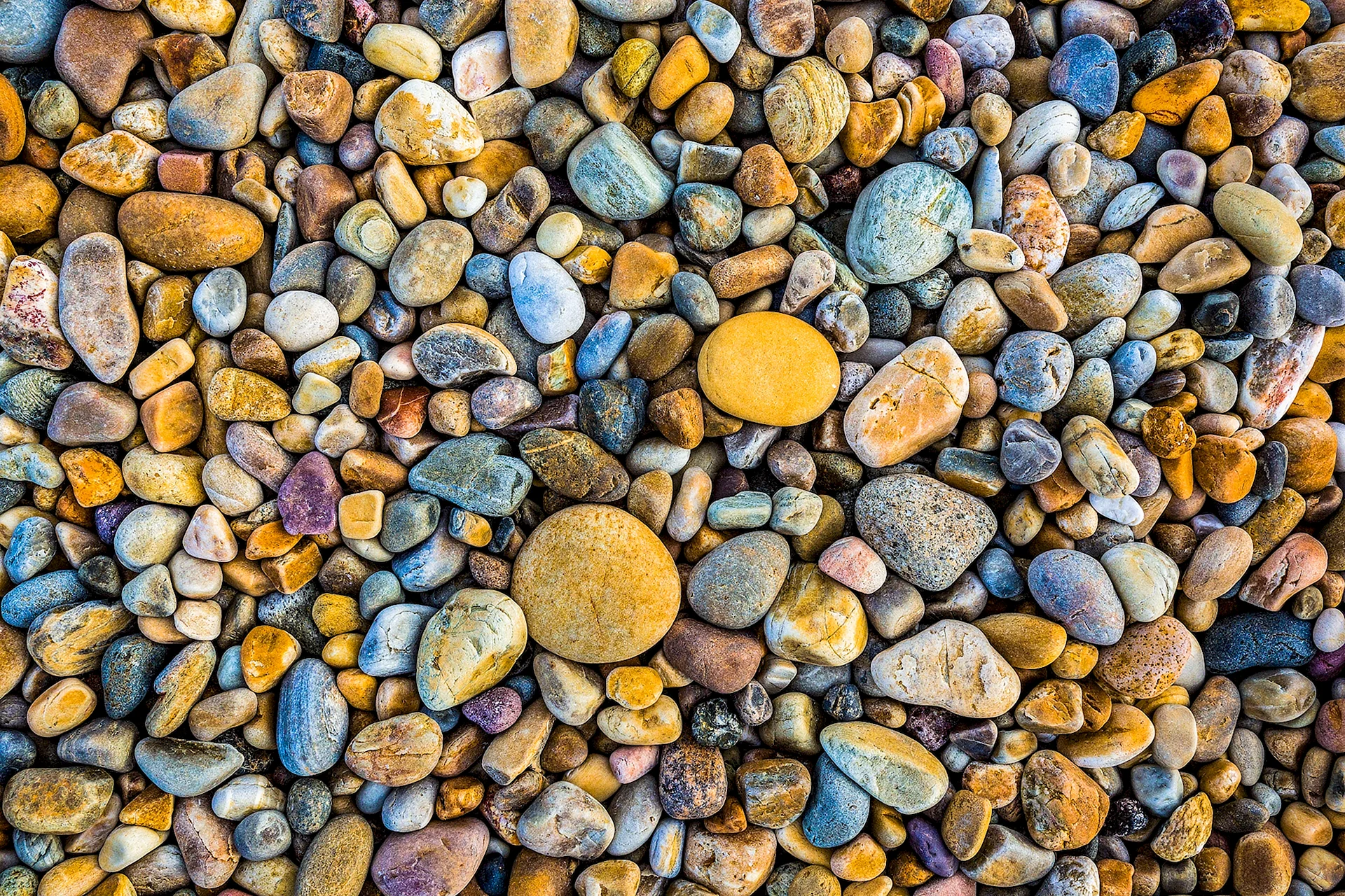 Colourful Pebbles Stone Wallpaper