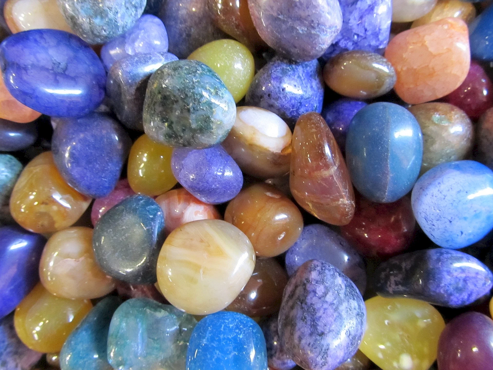 Colourful Pebbles Stone Wallpaper