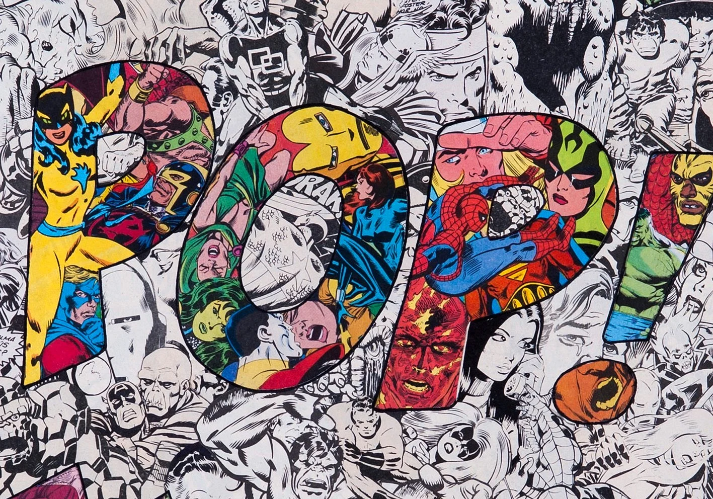 Comic Marvel Collage Wallpaper