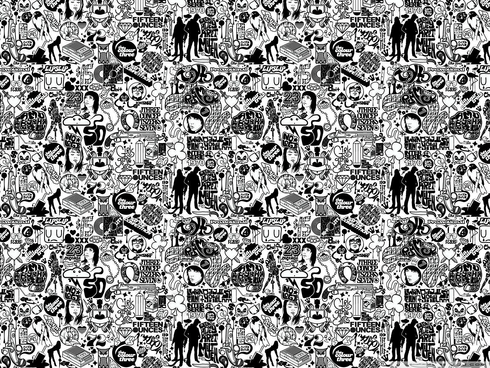 Comic Pattern Wallpaper