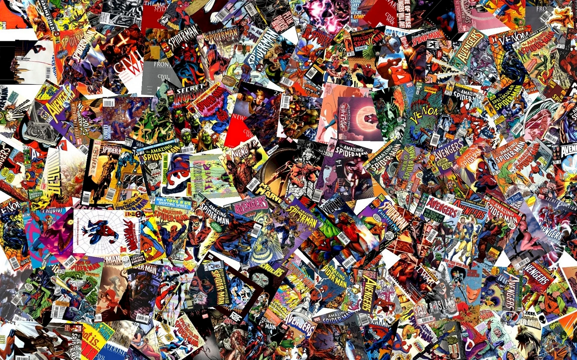 Comic Marvel Collage Wallpaper