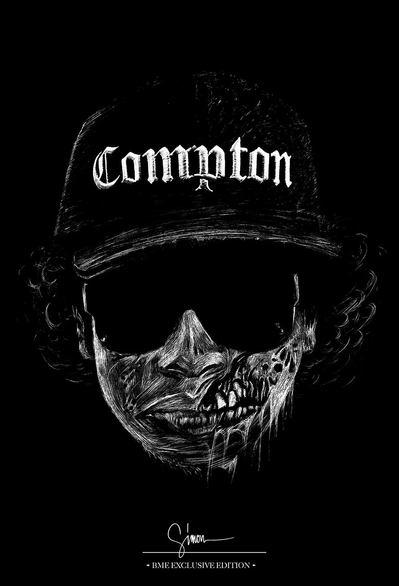 Compton Logo Wallpaper For iPhone