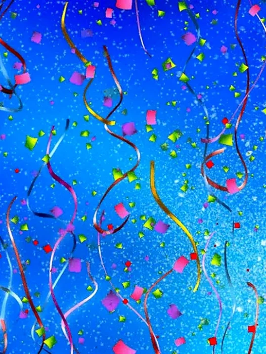 Confetti Background Wallpaper