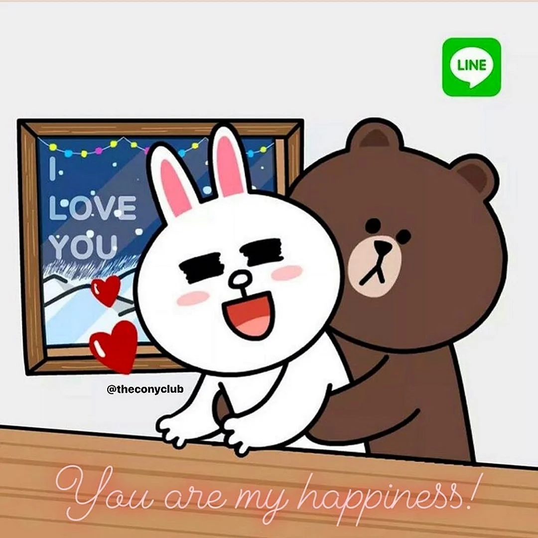 Cony And Brown Love Wallpaper