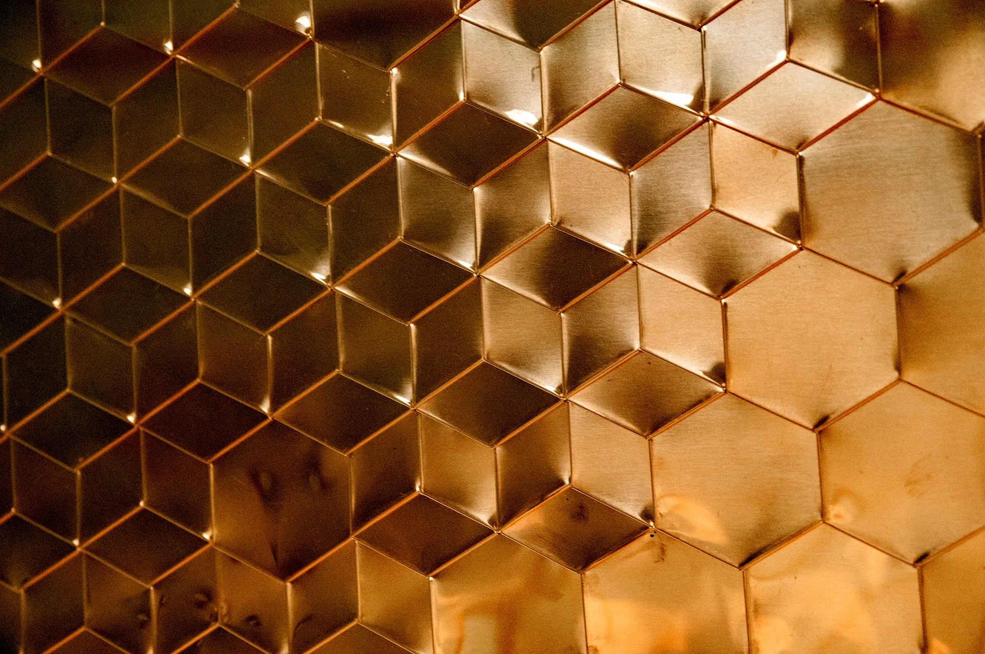Copper Gold Wallpaper