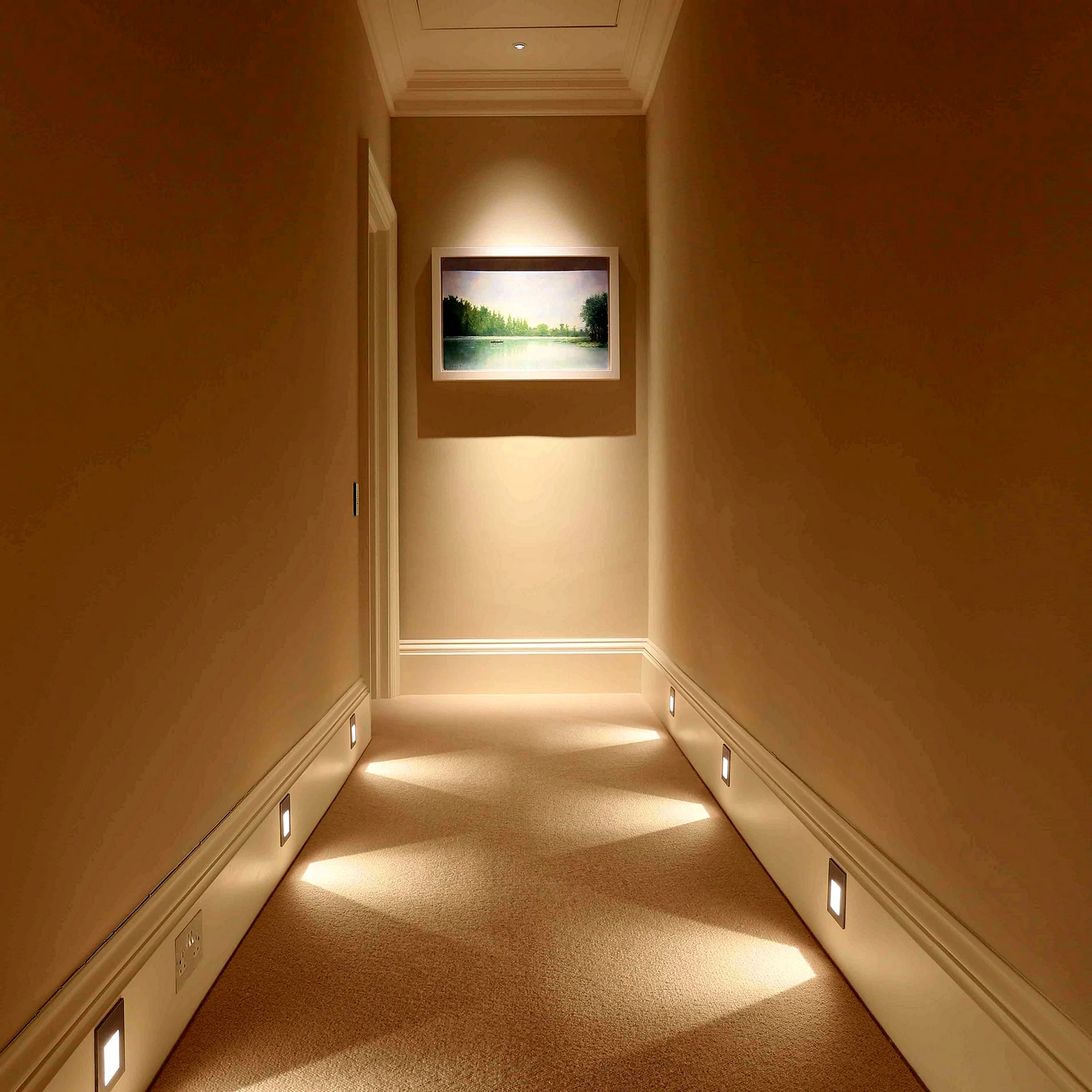 Corridor Lamp Wallpaper