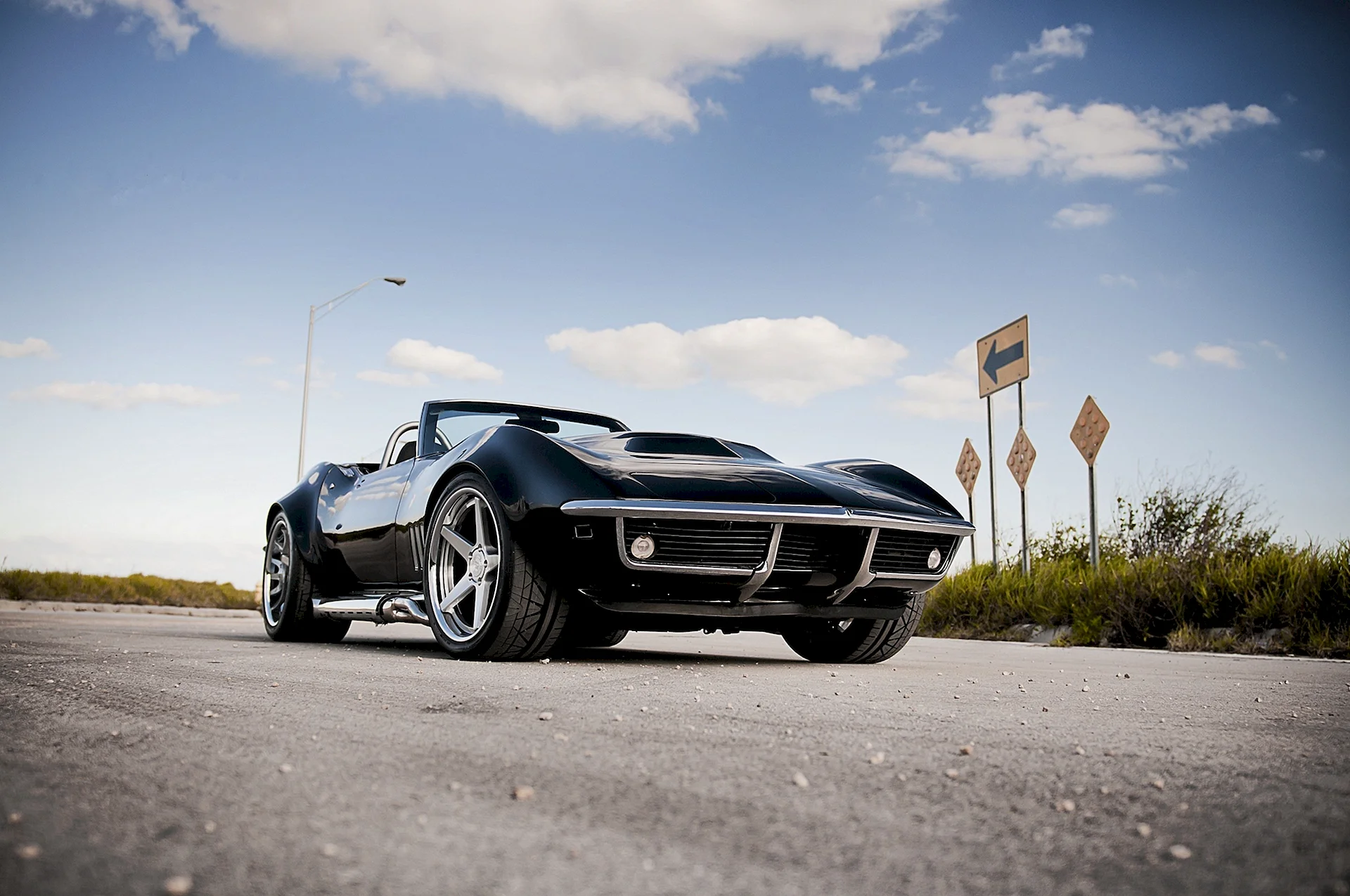 Corvette C3 Headlight Wallpaper