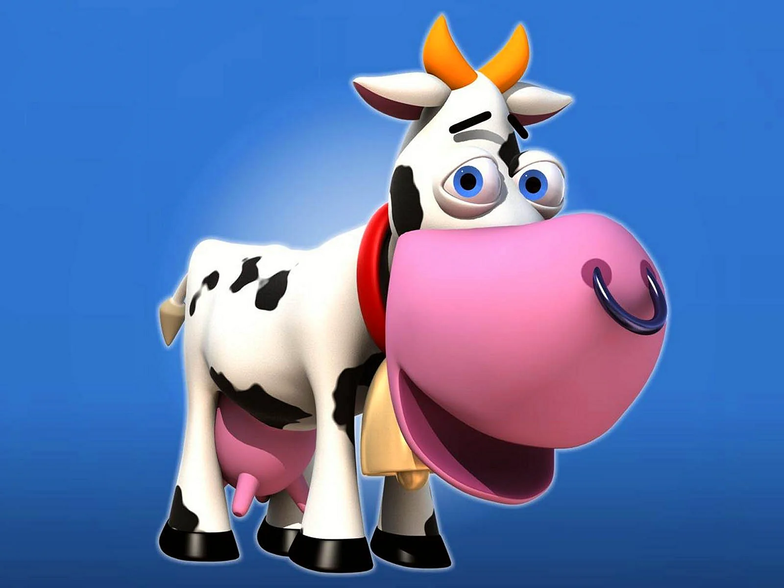 Cow Cartoon Wallpaper