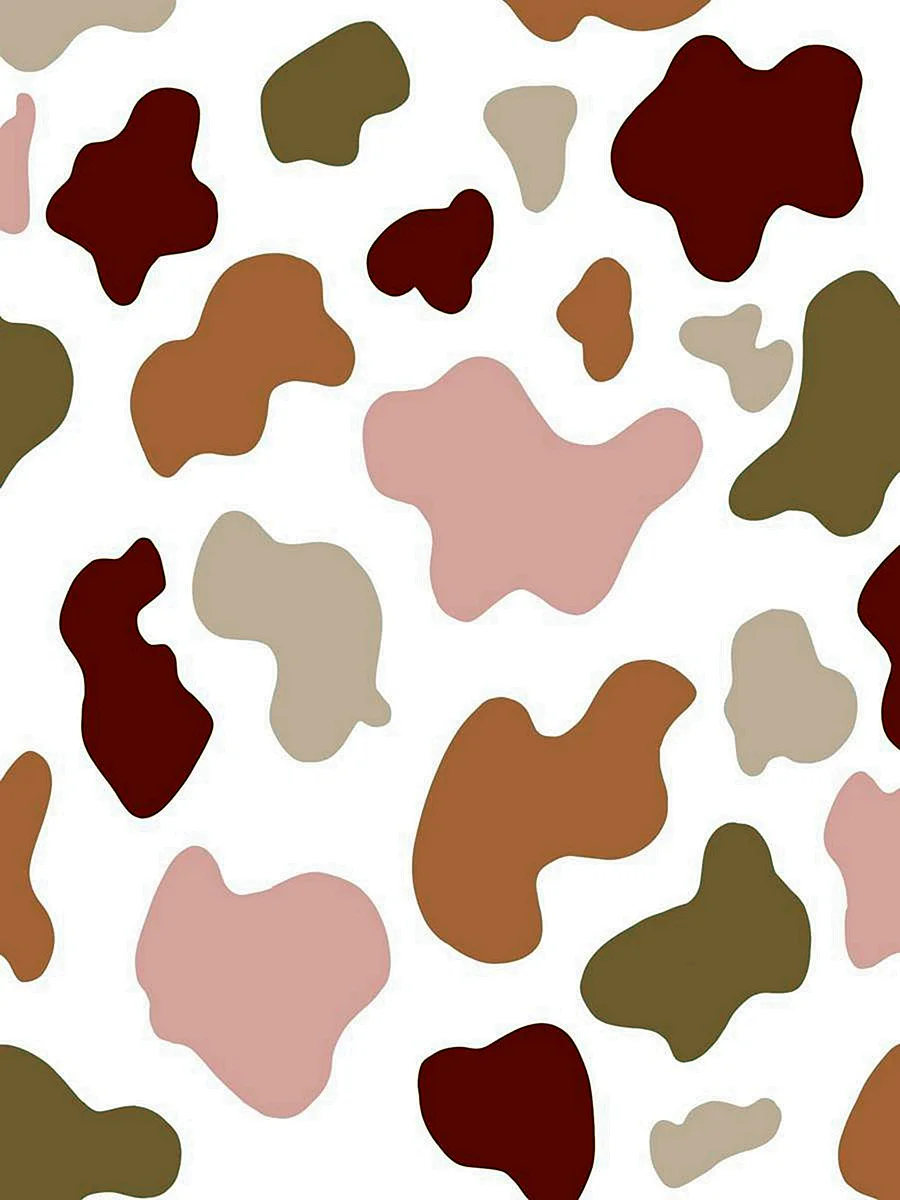 Cow Print Pattern Wallpaper