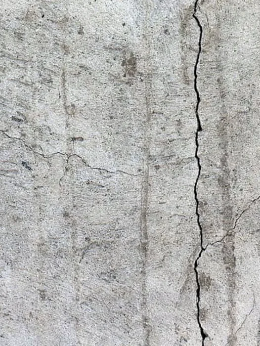 Cracked Concrete Wall Layer Wallpaper