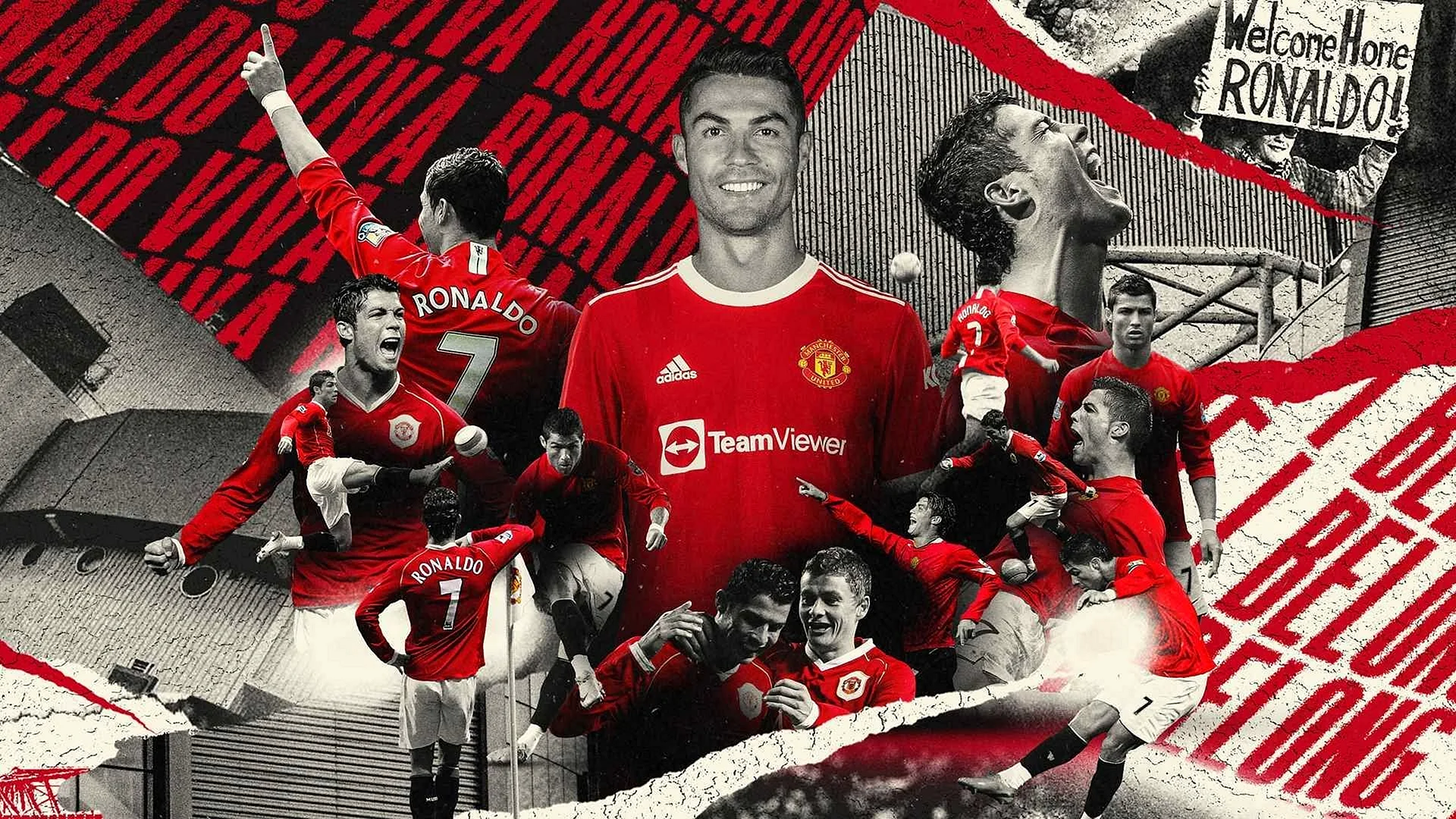 Cristiano Ronaldo Manchester United 2021 Wallpaper