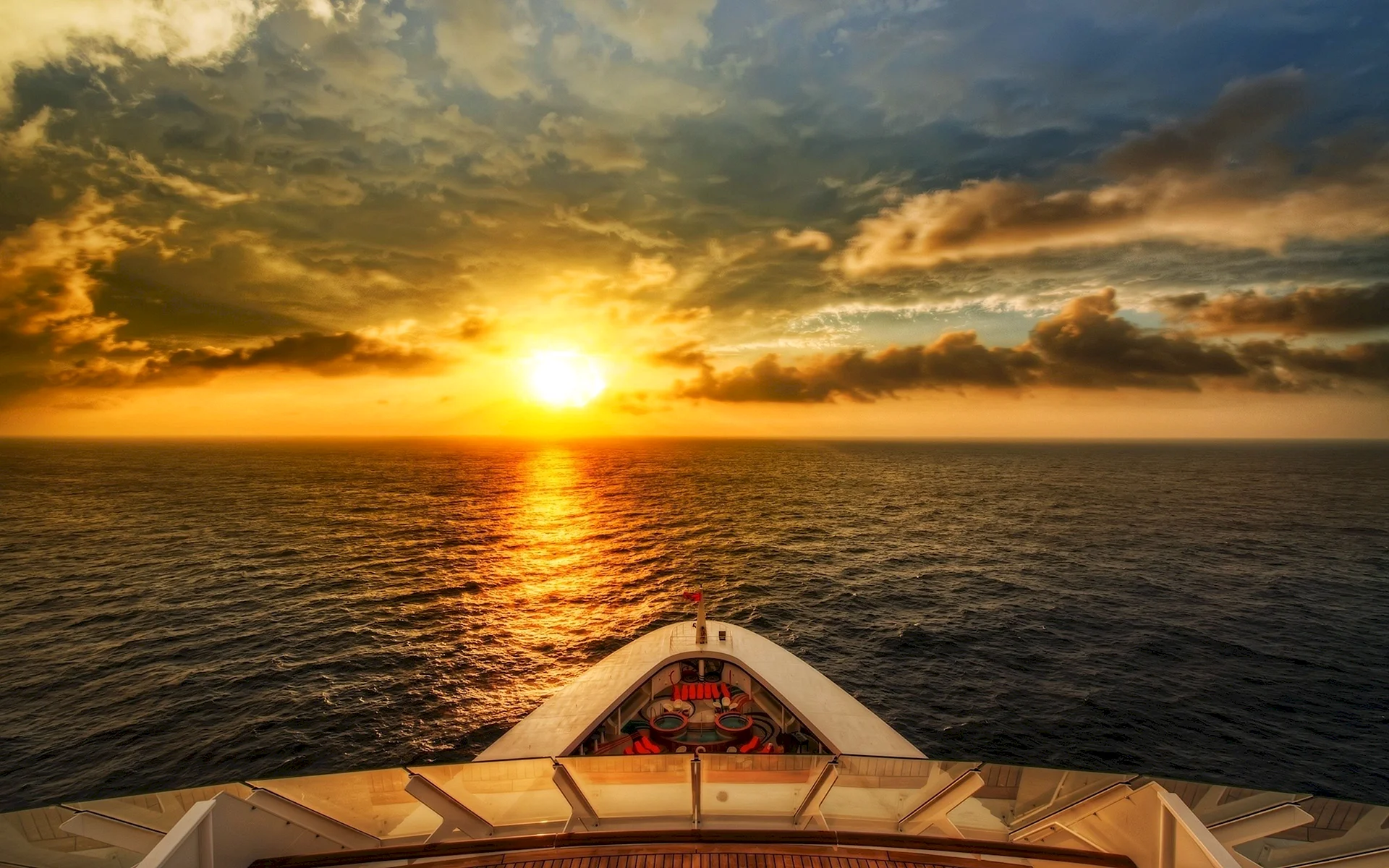 Cruise Sunset Wallpaper