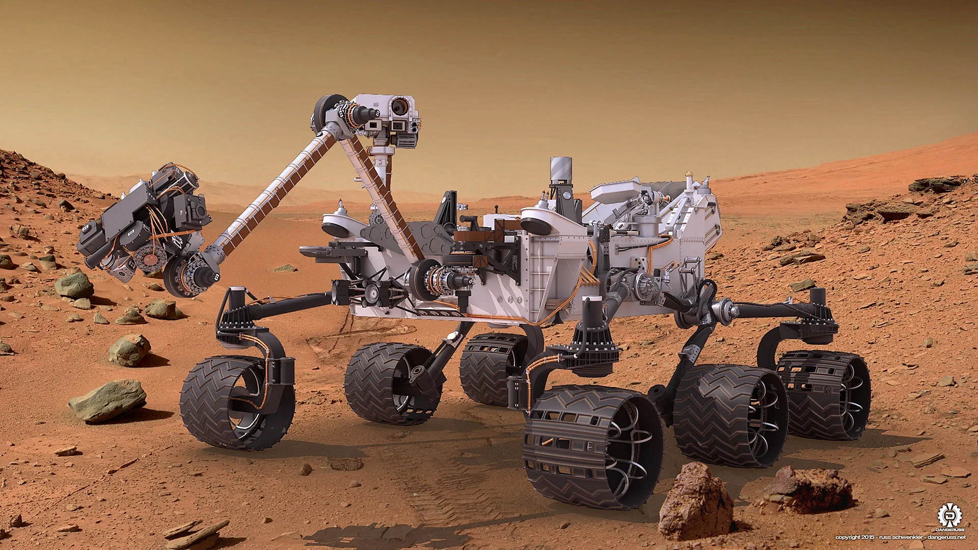 Curiosity Rover Wallpaper