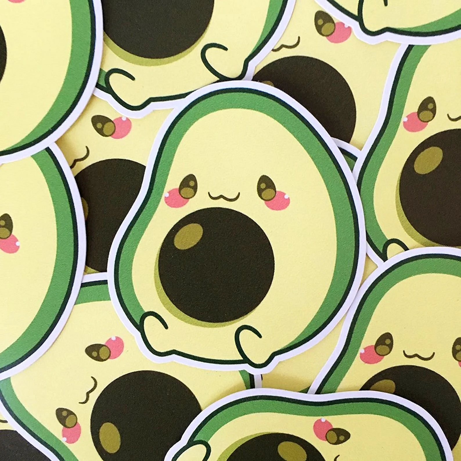 Cute Avocado Wallpaper