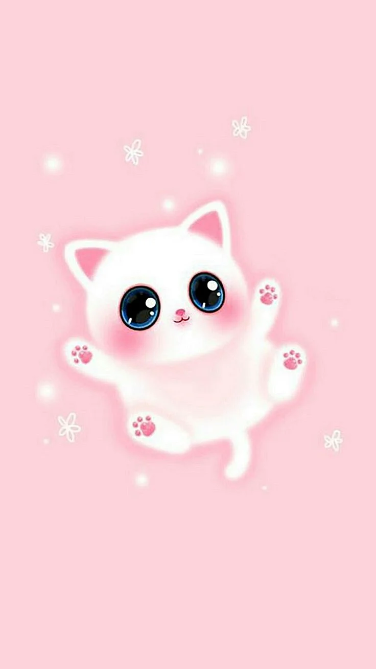 Cute Kawaii Cat Wallpaper For iPhone