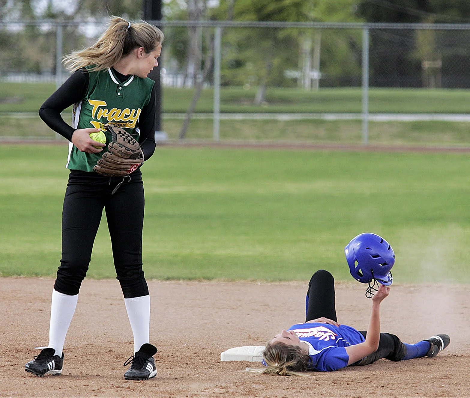 Cute Softball Players Wallpaper