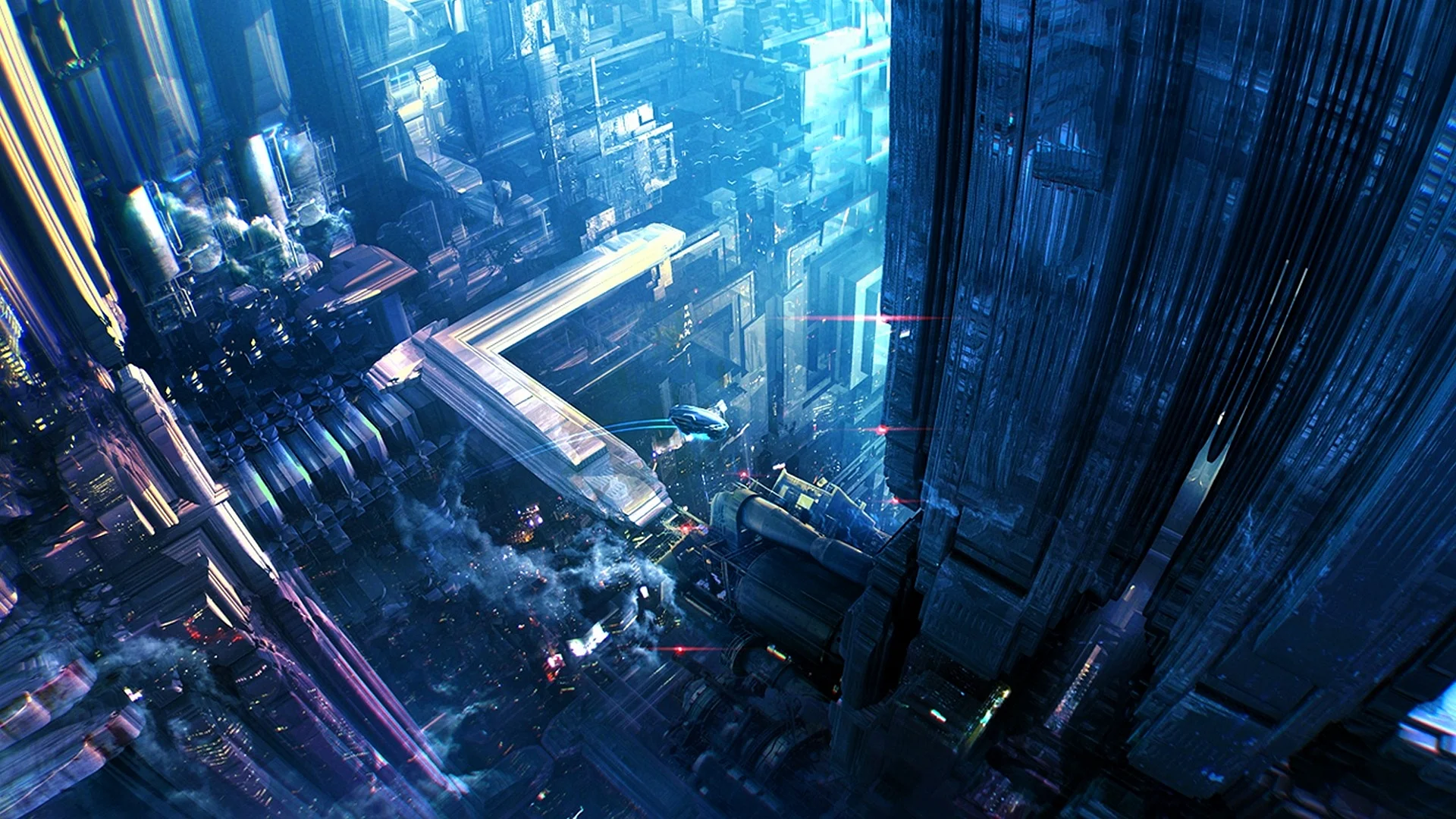 Cyber City Wallpaper