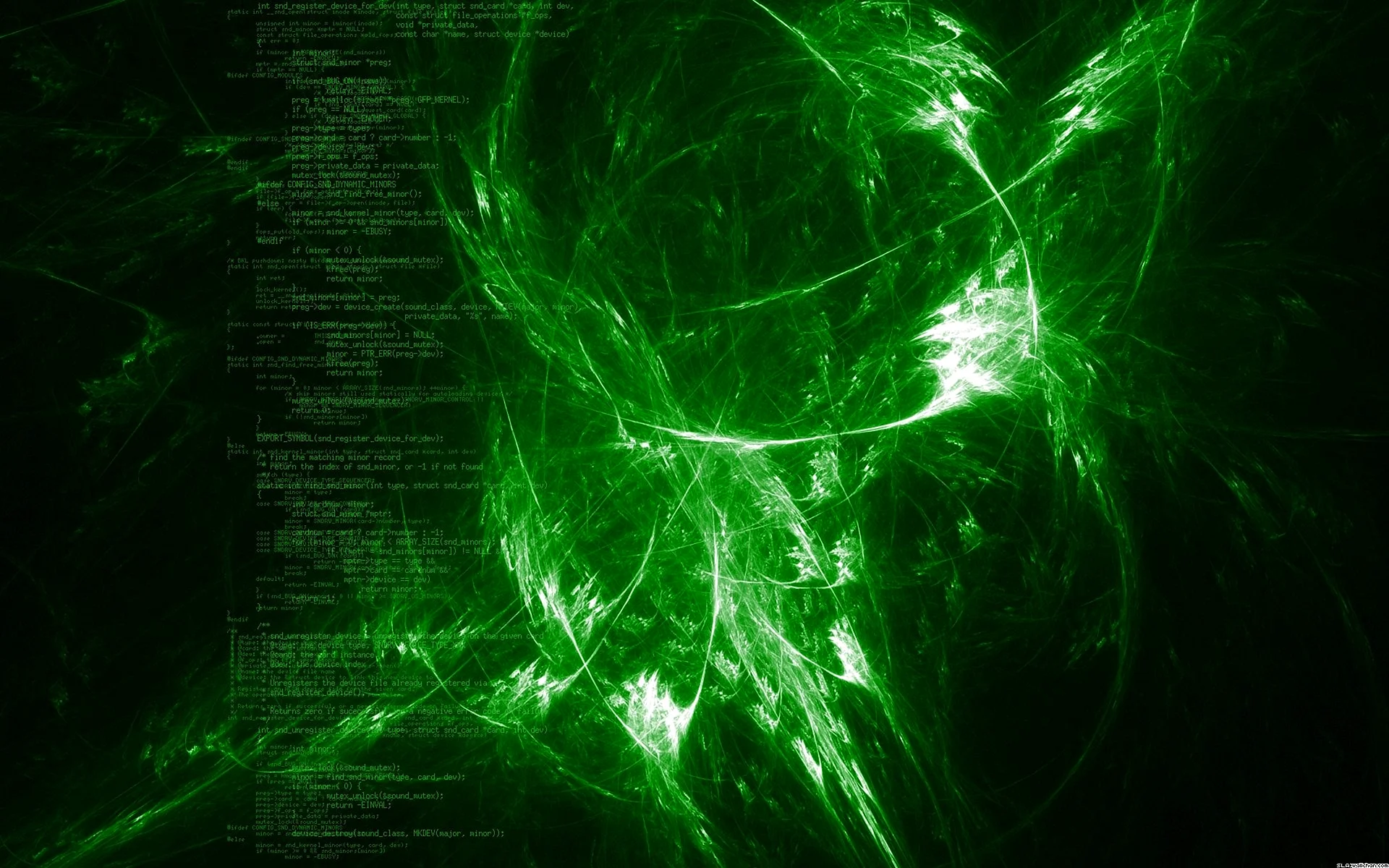 Cyber Green Wallpaper