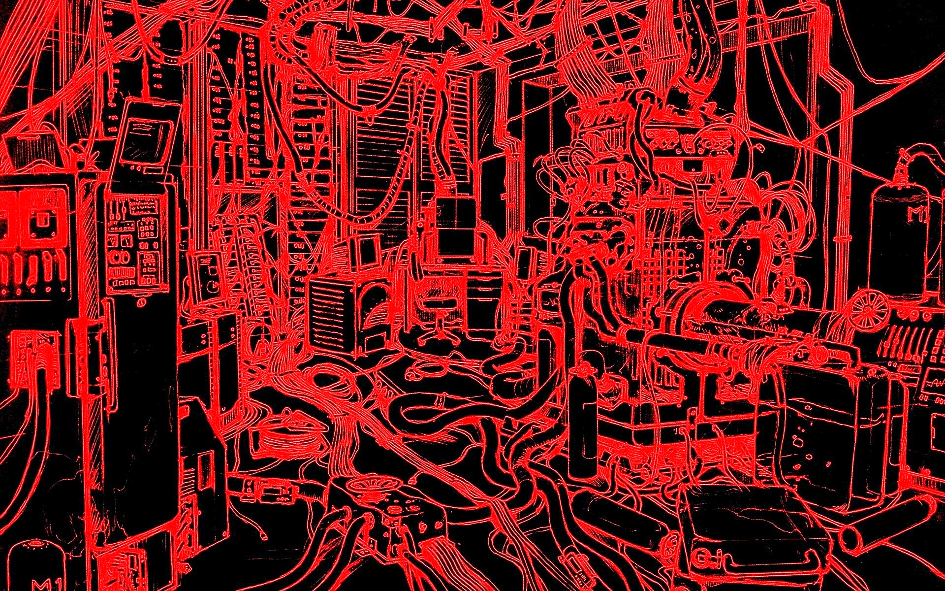 Cyber Red Wallpaper