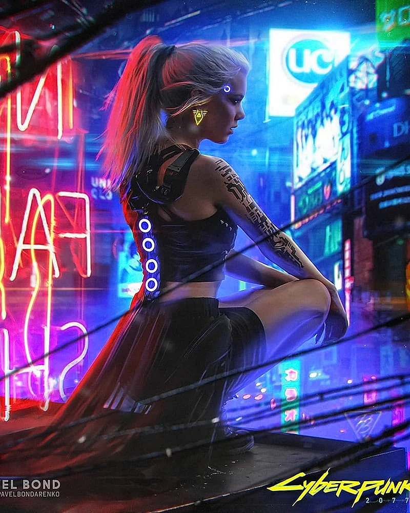 Cyberpunk 2077 Artwork Wallpaper For iPhone