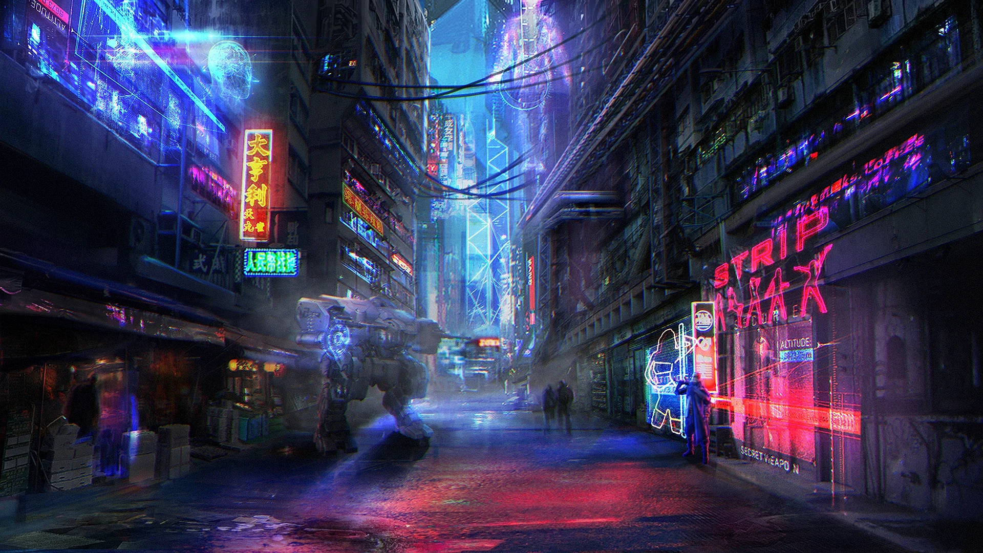 Cyberpunk City Wallpaper