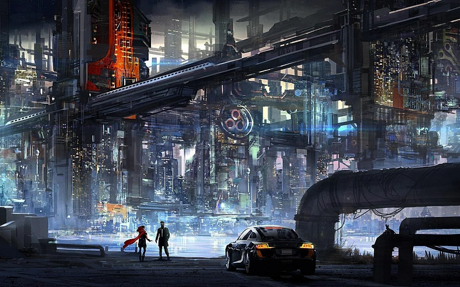 Cyberpunk City Wallpaper